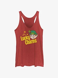 Lucky Charms Logo Retro Womens Tank Top