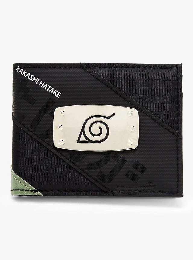 Naruto Shippuden Kakashi Hatake Symbol Bifold Wallet BoxLunch
