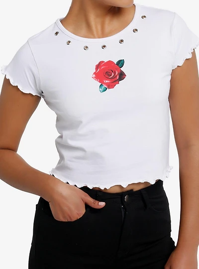 Daisy Street Rose & Grommet Girls Baby T-Shirt