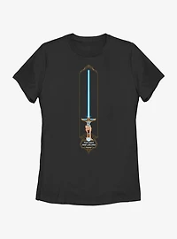 Star Wars Life Day High Republic Lightsaber Womens T-Shirt