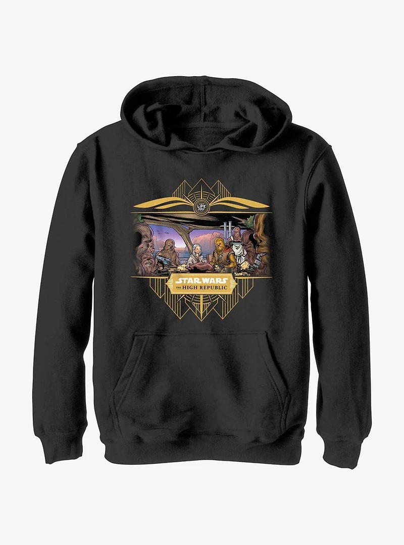 Star Wars Life Day Wookie Gathering Youth Hoodie