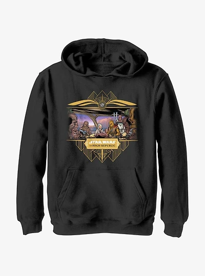 Star Wars Life Day Wookie Gathering Youth Hoodie