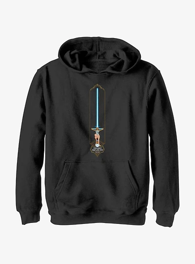 Star Wars Life Day High Republic Lightsaber Youth Hoodie