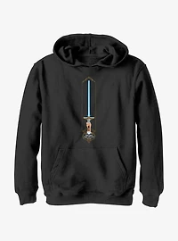 Star Wars Life Day High Republic Lightsaber Youth Hoodie