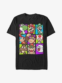Nintendo Mushroom Cast Extra Soft T-Shirt