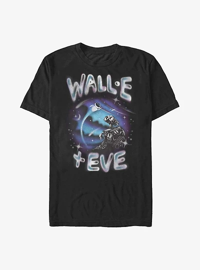 Disney Pixar Wall-E Airbrush Wall-E and Eve Extra Soft T-Shirt