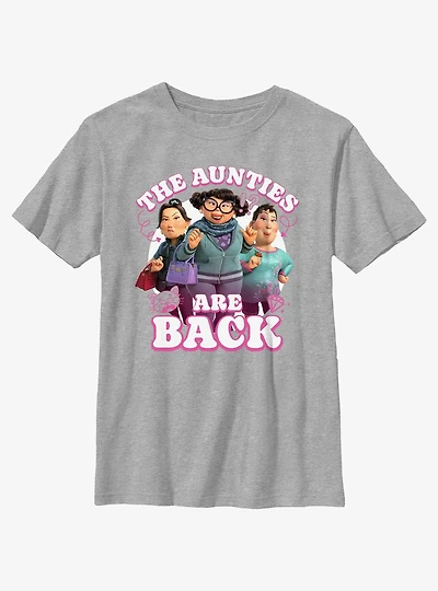 Disney Pixar Turning Red The Aunties Are Back Youth T-Shirt