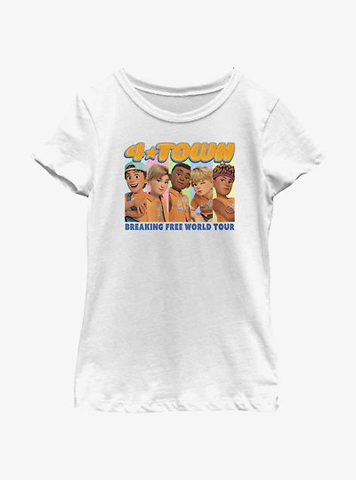 Disney Pixar Turning Red 4 Town Concert Shirt Youth Girls T-Shirt