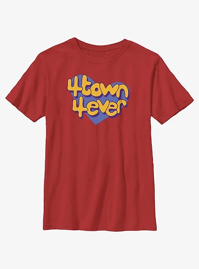 Disney Pixar Turning Red 4 Town Ever Heart Youth T-Shirt