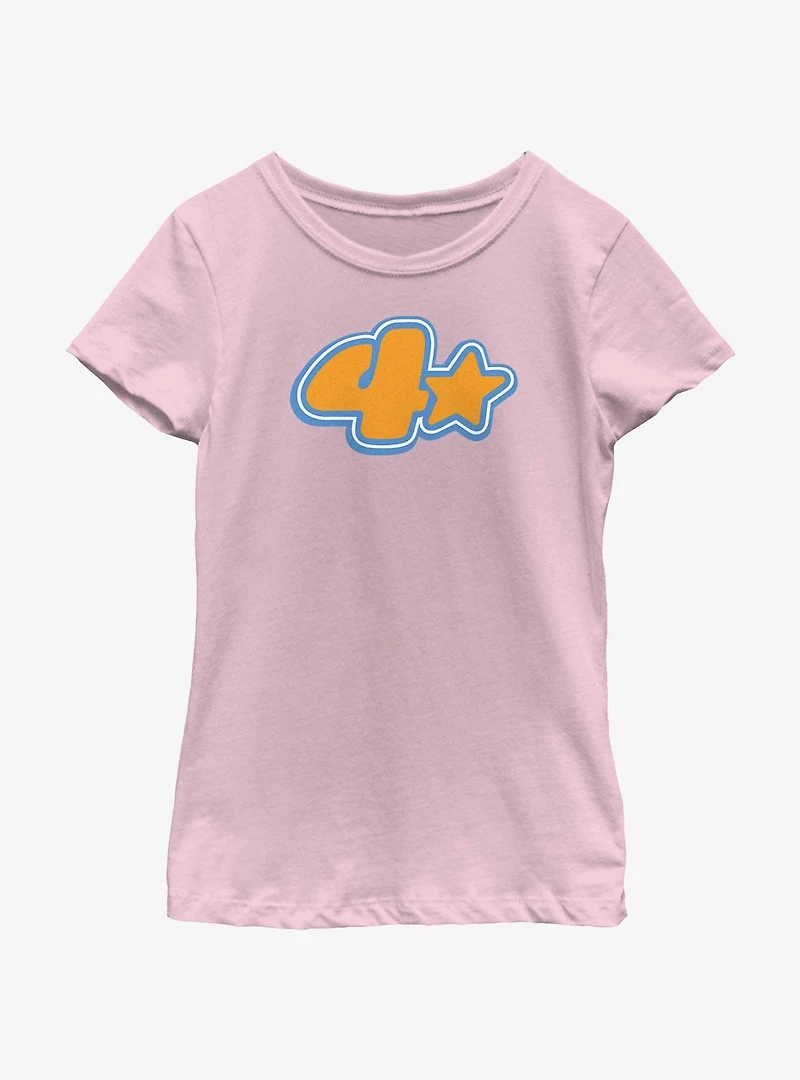 Disney Pixar Turning Red 4 Town Star Logo Youth Girls T-Shirt