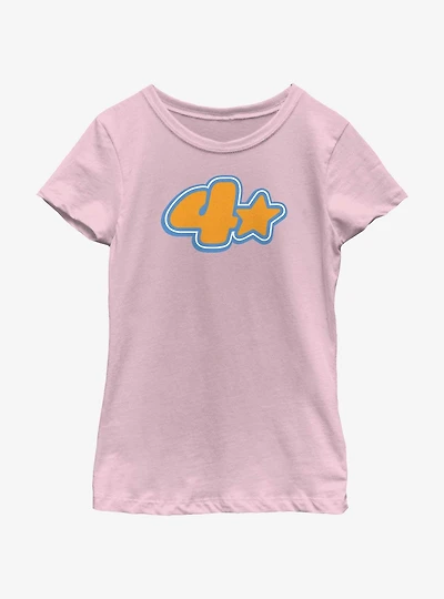 Disney Pixar Turning Red 4 Town Star Logo Youth Girls T-Shirt