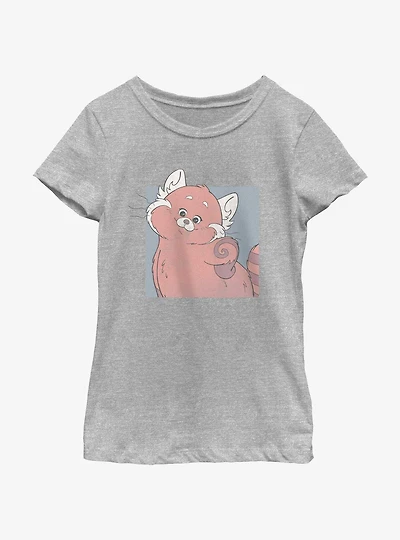 Disney Pixar Turning Red Mei Panda Portrait Youth Girls T-Shirt