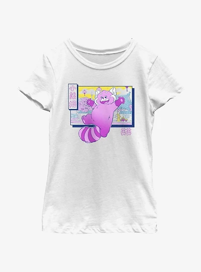 Disney Pixar Turning Red Panda Style Youth Girls T-Shirt