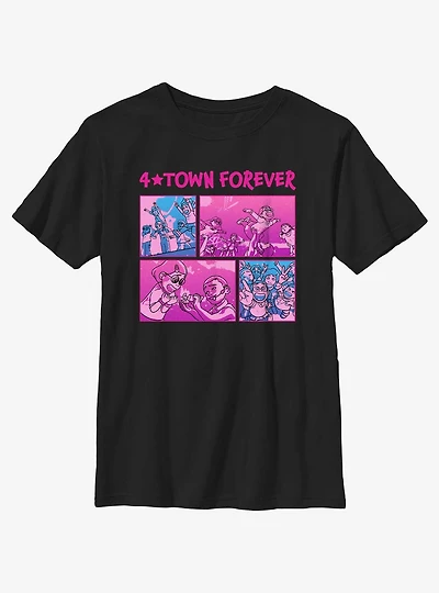 Disney Pixar Turning Red 4 Town Forever Concert Panels Youth T-Shirt