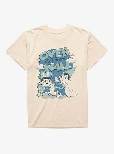 Over The Garden Wall Blue Monochrome Group T-Shirt