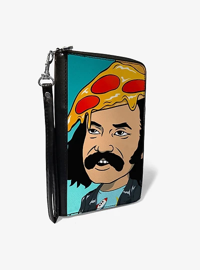 Cheech & Chong Homies In Dreamland Cheech Pizza Head Zip Around Wallet