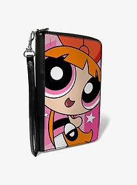 The Powerpuff Girls Blossom Close-Up Pose Zip Around Wallet