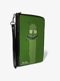 Rick and Morty Pickle Rick Grinning Zip Around Wallet