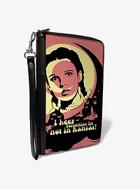 The Wizard of Oz Dorothy Flying Monkeys Not In Kansas Zip Around Wallet