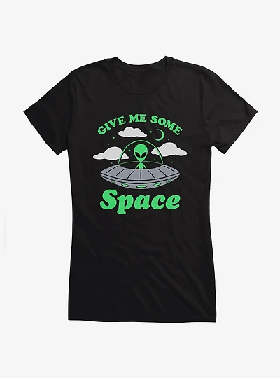 Aliens Give Me Some Space Girls T-Shirt
