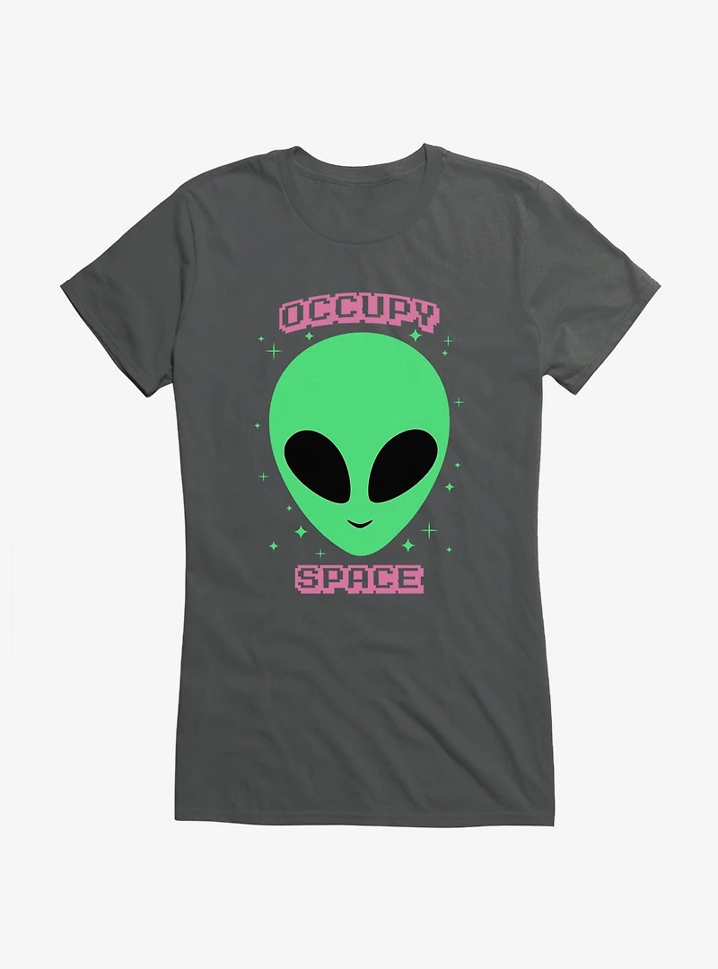 Aliens Occupy Space Girls T-Shirt