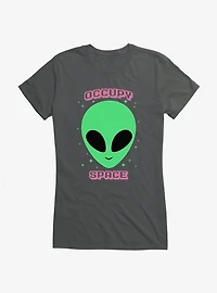 Aliens Occupy Space Girls T-Shirt