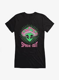 Aliens Space Out Girls T-Shirt