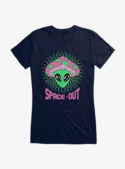 Aliens Space Out Girls T-Shirt