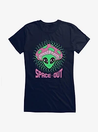 Aliens Space Out Girls T-Shirt
