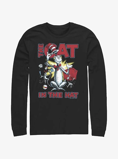 Dr. Seuss The Cat In The Hat Cattitude Long-Sleeve T-Shirt