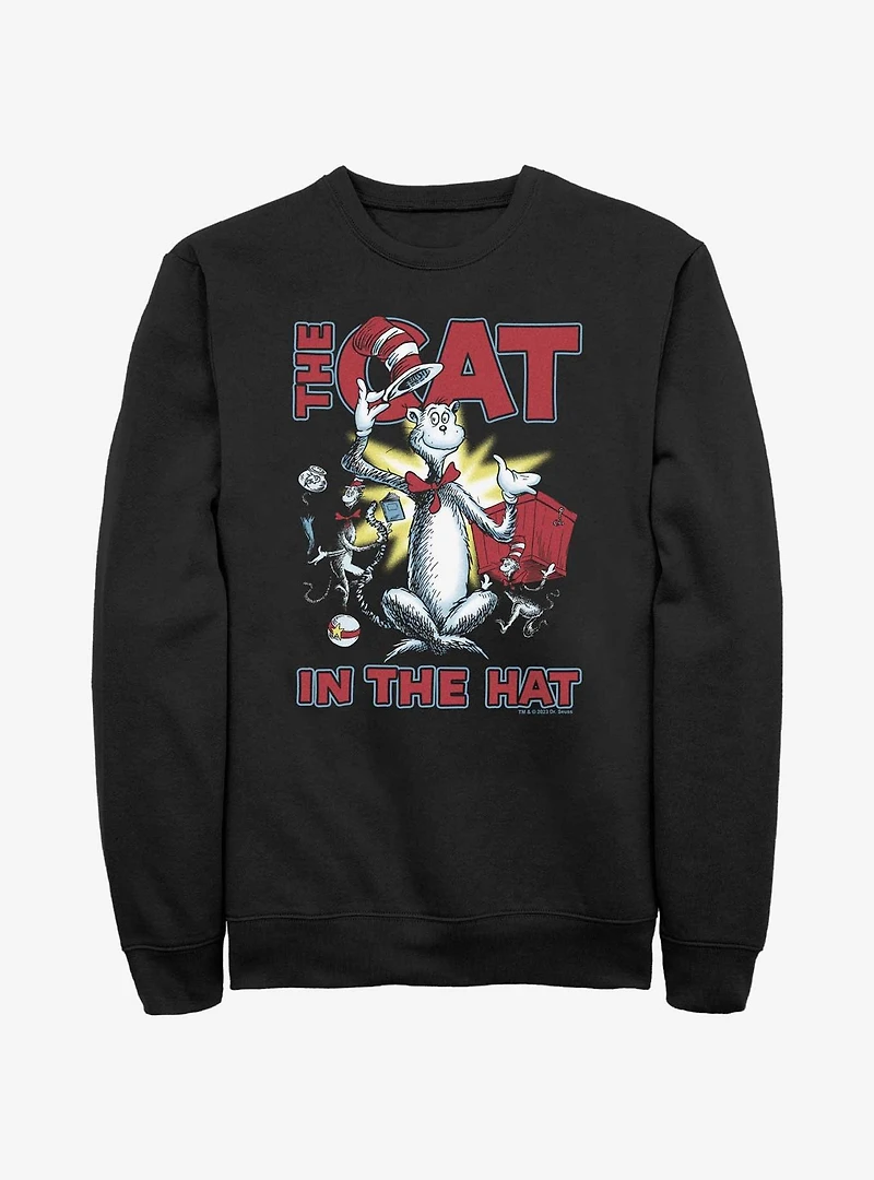 Dr. Seuss The Cat In The Hat Cattitude Sweatshirt