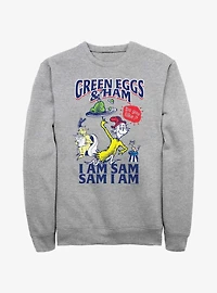 Dr. Seuss I Am Sam Green Eggs and Ham Sweatshirt