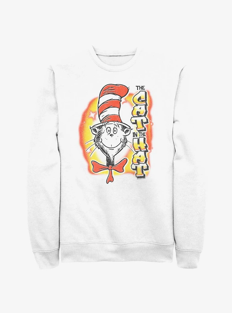 Dr. Seuss The Cat In The Hat Airbrush Sweatshirt