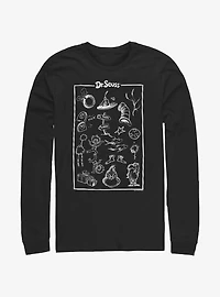 Dr. Seuss Collection Poster Long-Sleeve T-Shirt