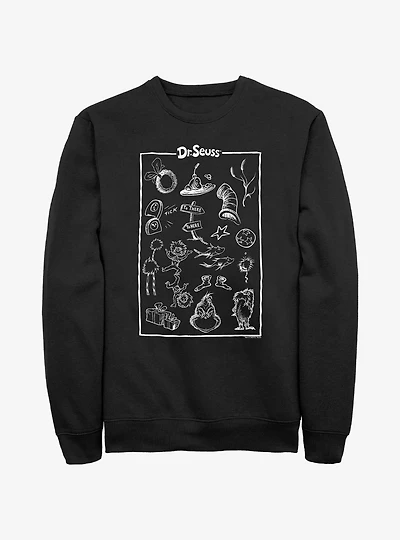 Dr. Seuss Collection Poster Sweatshirt