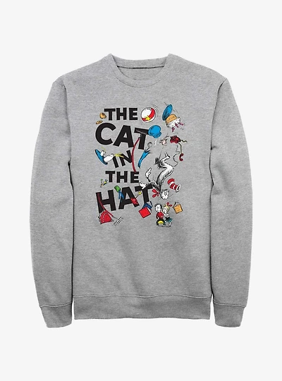 Dr. Seuss The Cat In The Hat Juggling Sweatshirt