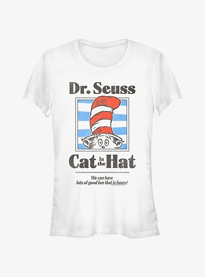 Dr. Seuss The Cat In The Hat Fun That Is Funny Girls T- Shirt