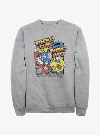 Dr. Seuss Thing 1 and Thing 2 Pop Sweatshirt