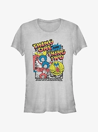 Dr. Seuss Thing 1 and Thing 2 Pop Girls T- Shirt