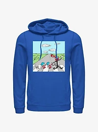 Dr. Seuss The Cat In The Hat and Things Crossing Hoodie