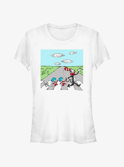 Dr. Seuss The Cat In The Hat and Things Crossing Girls T- Shirt