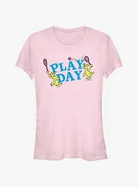 Dr. Seuss Day Play We Play All Day Girls T- Shirt