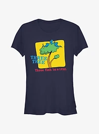 Dr. Seuss Three Fish In A Tree Girls T- Shirt