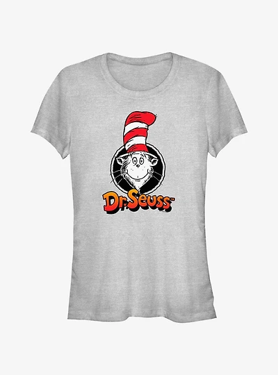Dr. Seuss The Cat In The Hat Badge Girls T- Shirt