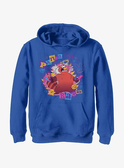 Disney Pixar Turning Red Panda Rage Doodles Youth Hoodie