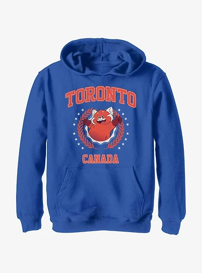 Disney Pixar Turning Red Toronto Canada Collegiate Youth Hoodie