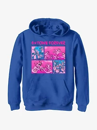 Disney Pixar Turning Red 4 Town Forever Concert Panels Youth Hoodie