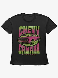 General Motors Super Sport Chevy Camaro Girls Straight Fit T-Shirt