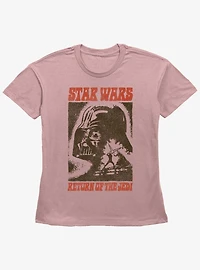 Star Wars Vader Poster Girls Straight Fit T-Shirt