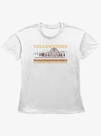 Yellowstone Dutton Ranch Girls Straight Fit T-Shirt